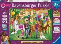 Ravensburger Kinderpuzzle - Lissy Activity - 200 Teile Activity Puzzle mit