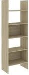 vidaXL B&uuml;cherregal, Eiche Sonoma, 60 x 35 x 180 cm, Spanplatte
