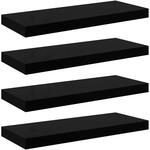 vidaXL 4X Wandregal Schwebend H&auml;ngeregal Wandboard B&uuml;cherregal Regalbrett