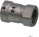 Viega Megapress &Uuml;bergangsst&uuml;ck mit IG, 1/2" x Rp 1/2"
