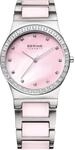 BERING Damen Quarz Uhr | Armbanduhr 35 mm Edelstahlgeh&auml;use und Zifferblatt 
