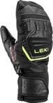 LEKI Kinder WCR Team 3D Handschuhe, Black-Ice Lemon, EU 7