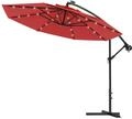 Swing & Harmonie Sonnenschirm - Luxus Ampelschirm - Gartenschirm mit LED Beleuchtung