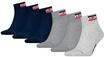 Levi&rsquo;s Mittelhohe Socken, Outdoor-Socken aus atmungsaktiver Bio-Baumwolle mit