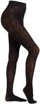 Camano Damen Strumpfhose Leo-Muster Langlebig Verst&auml;rkt Elegant Leopardenmuster Soft