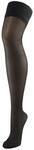 BAHNER Premium St&uuml;tzstrumpfe Damen halterlose transparent, Strumpfhose,