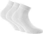 Rohner Basic Unisex Quarter Socken, 3er Pack - Sneaker Plus, Baumwolle Wei&szlig; 35-38