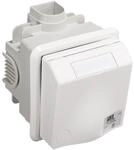 PCE 895-6V CEE Unterputzsteckdose inklusive UP-Dose 32A 5p 5-polig 6h IP44 wei&szlig;