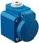 Mennekes 10082 Wandsteckdose blau Schuko Aufbau 16A 2-polig +E 230V IP44 AM...
