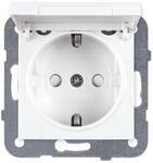 Panasonic WDTT03102WH Karre Plus 55 Schutzkontakt-Steckdose mit Klappdeckel...