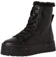 Tamaris Damen Schn&uuml;rstiefel Leder Winter gef&uuml;ttert; BLACK LEATHER/schwarz; 39 EU