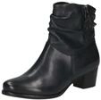 CAPRICE Damen Stiefeletten mit Absatz aus Leder mit Rei&szlig;verschluss, Blau (Ocean