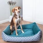 4L Textil OTTO Hundebett waschbar Hundekorb mittelgro&szlig;e Hunde Hundekissen flauschig