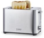 CASO Classico T2 Duo &ndash; Edelstahl Toaster f&uuml;r 2 Scheiben, 38 mm breite Schlitze, 5