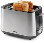 DOMO DO966T Toaster - F&uuml;r 2 Toasts - 3 Funktionen: r&ouml;sten, auftauen,...