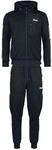 Lonsdale Herren Trainingsanzug mit Kapuze normale Passform BULOUGH L, Black/White