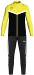 JAKO Kinder Polyesteranzug Iconic, schwarz/soft yellow, 116