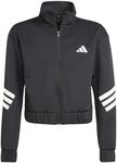 adidas M&auml;dchen All Sports NXT Full-Zip Hoodie, Black/White, 11-12 Years