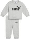 PUMA Unisex Baby MINICATS ESS Crew Set FL INF Gestrickte Anz&uuml;ge, Light Gray Heather,