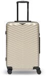 REDOLZ Ultraleicht Hartschalen Check-in Koffer | Mittelgro&szlig;er Trolley Shiny