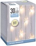 Spetebo LED Sternen Lichtervorhang f&uuml;r Innen - 100 cm - Deko Lichterkette mit...