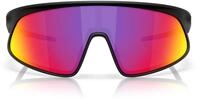 Oakley OO9484D RSLV Rechteckige Sonnenbrille, Mattschwarz/Prizm Road, 49 mm
