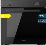 Cecotec Einbau-Konvektionsofen mit 77L - Bolero Hexa C126000 Dark Inox A. 2800W, 4