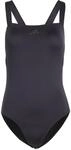 adidas Women's Iconisea Padded Premium X-Back Badeanzug Black/White 36