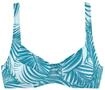 LA LASCANA ACTIVE Damen B&uuml;gel-Bikini-Top trendy Palmenprint, R&uuml;ckenverschluss,