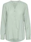 b.young BYFABIANNE Damen Bluse Hemdbluse Langarm mit V-Ausschnitt