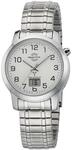 Master Time Funk Quarz Damen Uhr Analog-Digital mit Edelstahl Armband MTLA-10307-12M