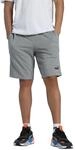 PUMA Herren ESS No. 1 Logo Shorts 10" Gestrickte Shorts, Medium Gray Heather, XXL