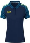 JAKO Damen Poloshirt Performance, Marine/Jako-Blau, 34