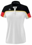 Erima Damen Change by Polo Shirt (1112318), wei&szlig;/schwarz/rot, 36