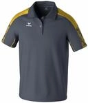 Erima Herren EVO Star Polo Shirt (1112405), Slate Grey/gelb, 3XL