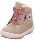 Superfit M&auml;dchen Baby Groovy 2.0 Warm Gef&uuml;tterte Gore-tex Beige/Rosa 4000 Stiefel,