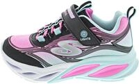 Skechers 303712L BKMT Slipper Textil & Synthetik M&auml;dchen in schwarz-Kombi - Gr. 27
