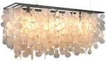 invicta INTERIOR Design H&auml;ngelampe SHELL REFLECTIONS 80cm Muschellampe E27...