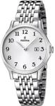 Festina Damenuhr Analog aus Edelstahl 316l Silberfarben