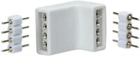 Paulmann 70334 YourLED Eck-Verbinder f&uuml;r LED Strip 4er Pack Stripe Zubeh&ouml;r Wei&szlig;