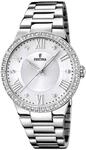 Festina Damen Uhr Analog Edelstahl 316L Silber - Quarzwerk - Mineralglas