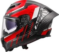 LS2, Integraler Motorradhelm DRAGON TRAX Red, XL
