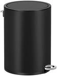 SONGMICS Kosmetikeimer 3 Liter, Bad M&uuml;lleimer, kleiner M&uuml;lleimer mit Deckel,