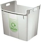 Leitz Wertstoffsammelbeh&auml;lter 40 Liter, Grau, 52090085
