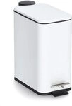 Zeller 18960 Treteimer m. Soft Close, 5 ltr, Metall/Kunsststoff