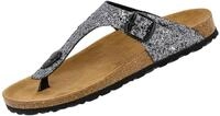 Lico BIOLINE GLISTO Damen Pantoletten, Anthrazit, 41 EU