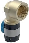 Geberit FlowFit &Uuml;bergangsbogen 90&deg; mit IG, 16 mm x 1/2"
