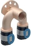Geberit FlowFit Doppelanschlusswinkel 90&deg;, 16 mm x 1/2" x 16 mm, L: 52 mm