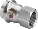 Viega Temponox &Uuml;bergangsst&uuml;ck mit IG, Modell 1712, 35 mm x 1"