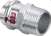 Viega 1111 - Presta-Verbindungsst&uuml;ck m&auml;nnlich 111 Durchmesser 28 x 1 Zoll Stahl